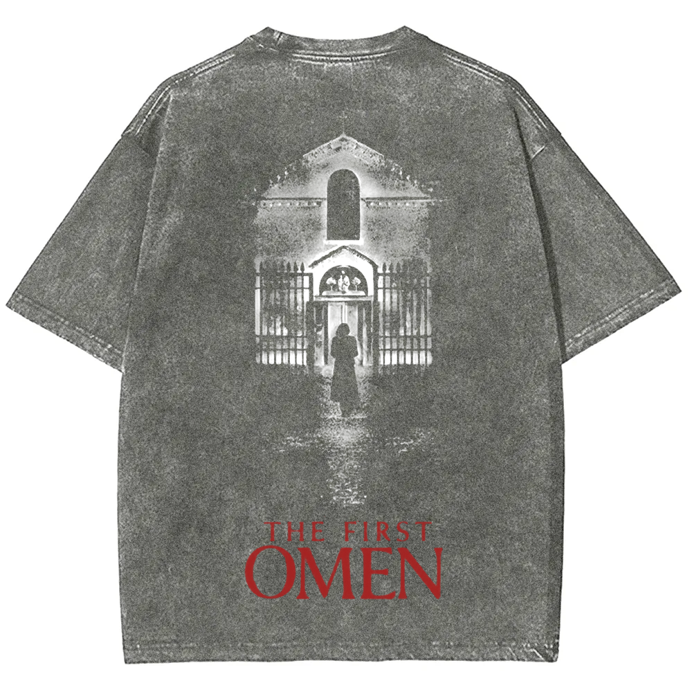 Unisex Vintage The Firts Omen Horror Movie  t-Shirt