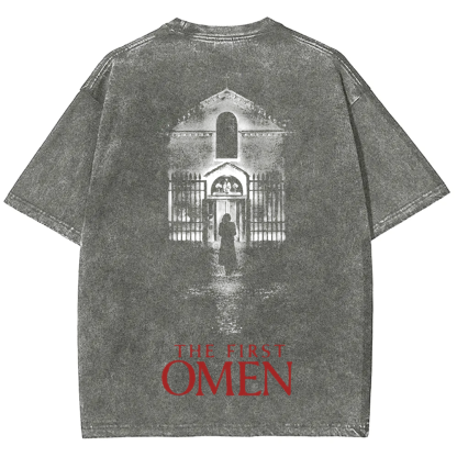 Unisex Vintage The Firts Omen Horror Movie  t-Shirt
