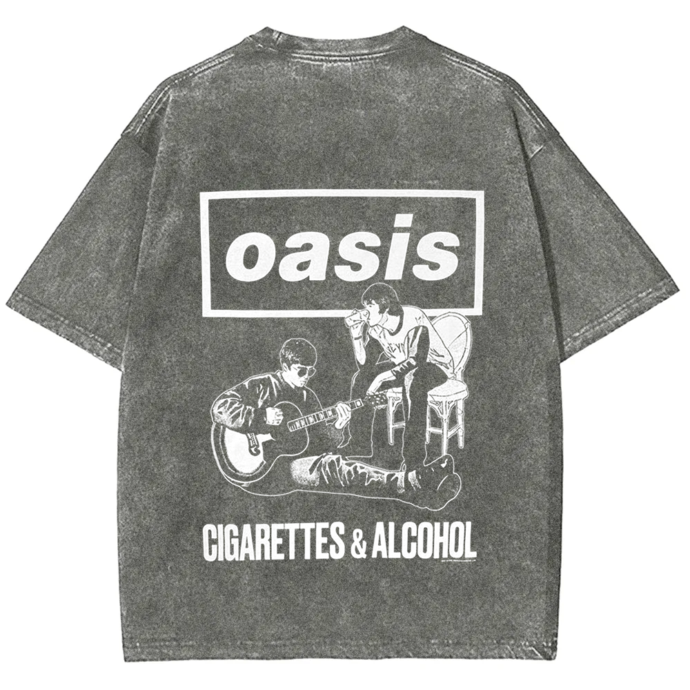 Unisex Vintage Oasis Band t-Shirt