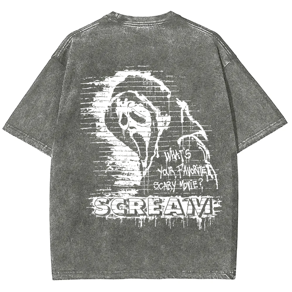 Unisex Vintage Scream horror movie t-Shirt