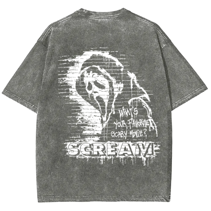 Unisex Vintage Scream horror movie t-Shirt