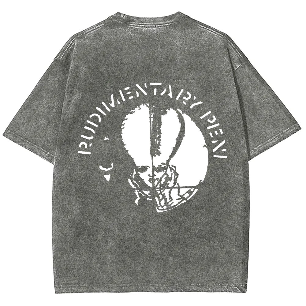 Unisex Vintage Rudimentary Peni Punk Band t-Shirt