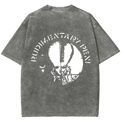 Unisex Vintage Rudimentary Peni Punk Band t-Shirt