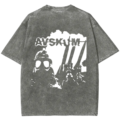 Unisex Vintage Avskum Punk Band  t-Shirt