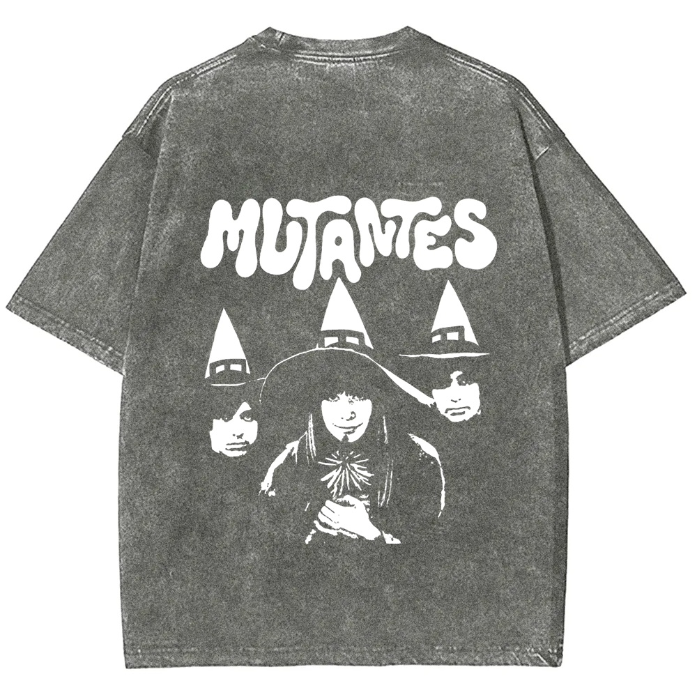 Unisex Vintage Os Mutantes Rock Band t-Shirt