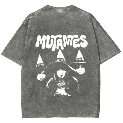 Unisex Vintage Os Mutantes Rock Band t-Shirt