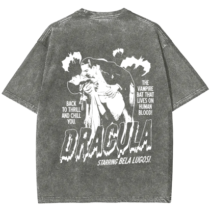 Unisex Vintage  Vampire Dracula Art t-Shirt