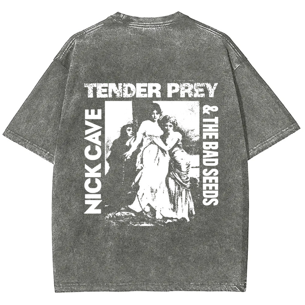 Unisex VintageNick Cave and the Bad Seeds Band Tender Prey Music t-Shirt