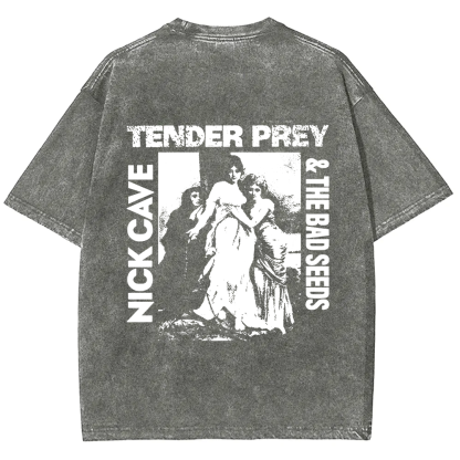 Unisex VintageNick Cave and the Bad Seeds Band Tender Prey Music t-Shirt