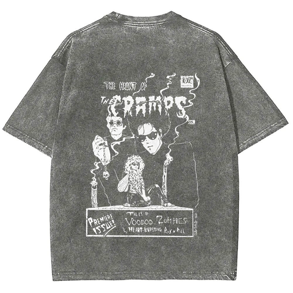 Unisex Vintage The Cramps Rock Band t-Shirt