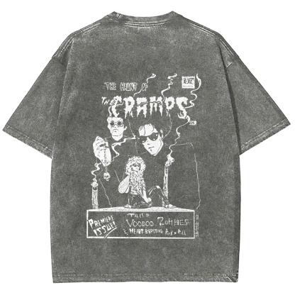 Unisex Vintage The Cramps Rock Band t-Shirt