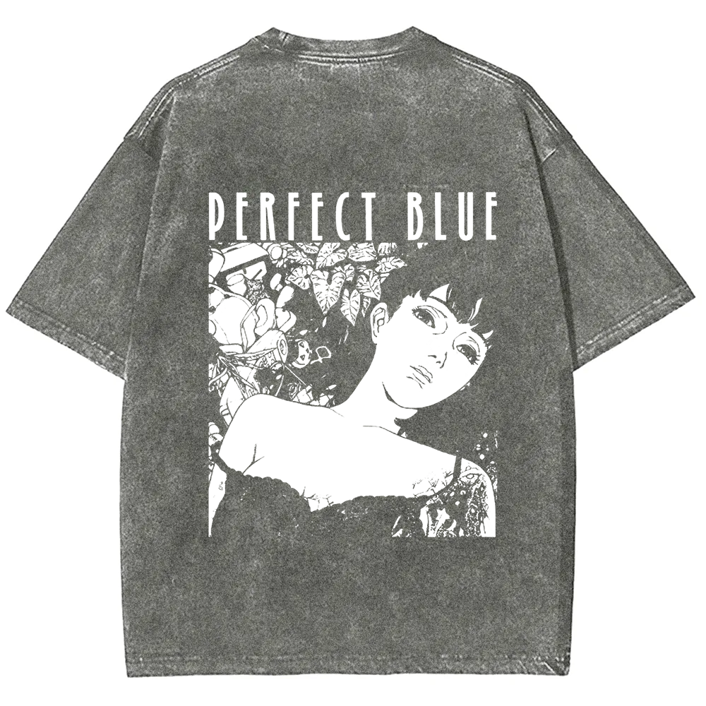 Unisex Vintage  Perfect Blue Horror Movie  t-Shirt