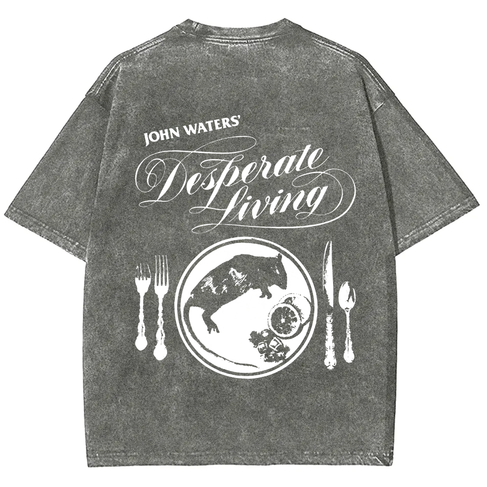 Unisex Vintage  Desperate Living Horror Movie t-Shirt