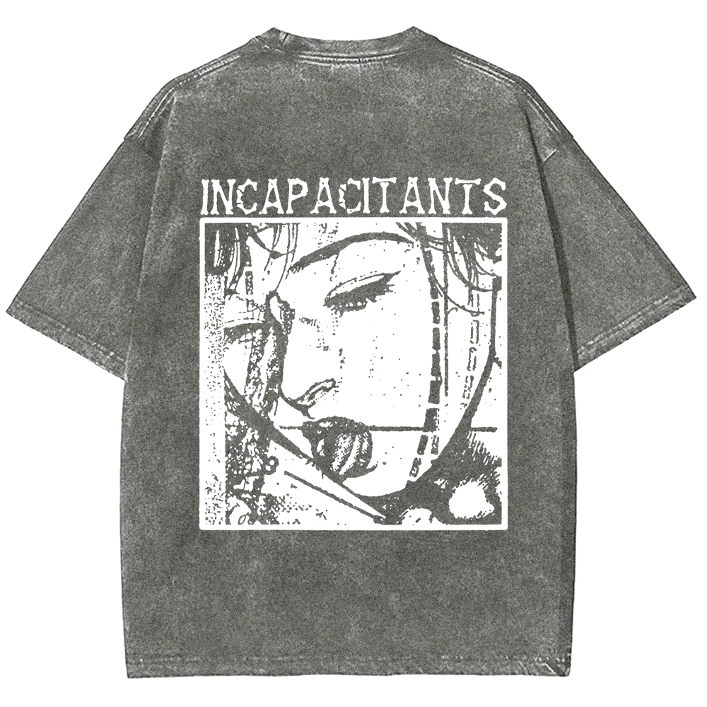 Unisex Vintage Incapacitants Band t-Shirt