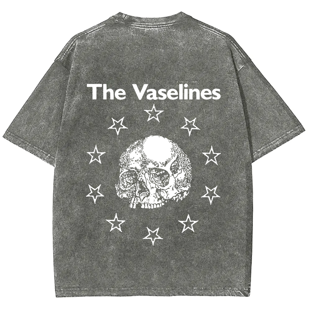 Unisex Vintage The Vaselines Rock Band  t-Shirt