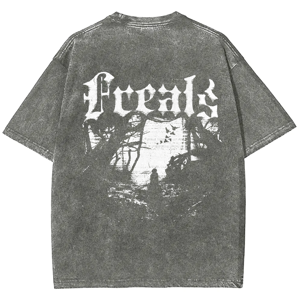 Unisex Vintage Freaks Horror Movie t-Shirt