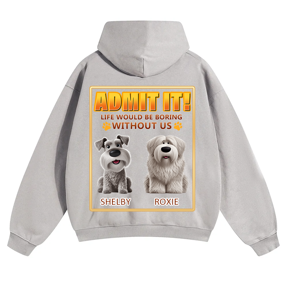 Life Would Be Boring Without Me - Personalized Custom Unisex Soild Color Hoodies wearishow