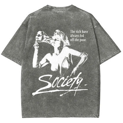Unisex Vintage Society Film Horror Movie t-Shirt