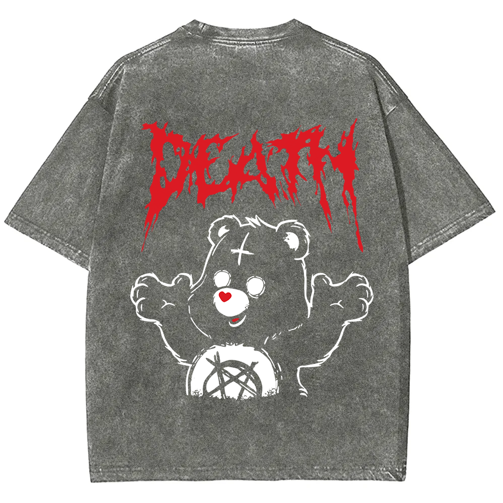Unisex Vintage  Death Bear Care Bear TV Series  t-Shirt