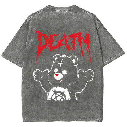 Unisex Vintage  Death Bear Care Bear TV Series  t-Shirt