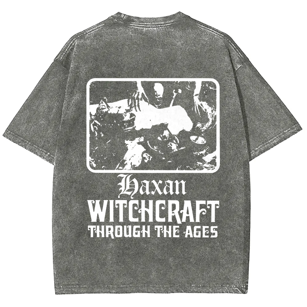 Unisex Vintage Häxan Witchcraft Through The Ages Horror Movie t-Shirt