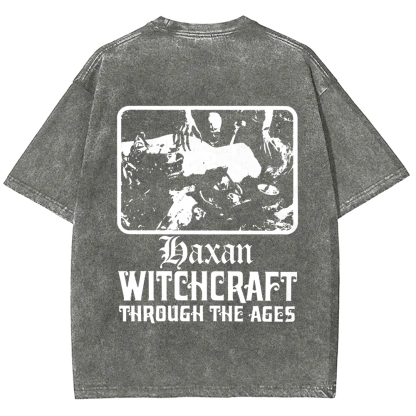 Unisex Vintage Häxan Witchcraft Through The Ages Horror Movie t-Shirt