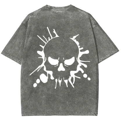 Unisex Vintage Skull Art t-Shirt