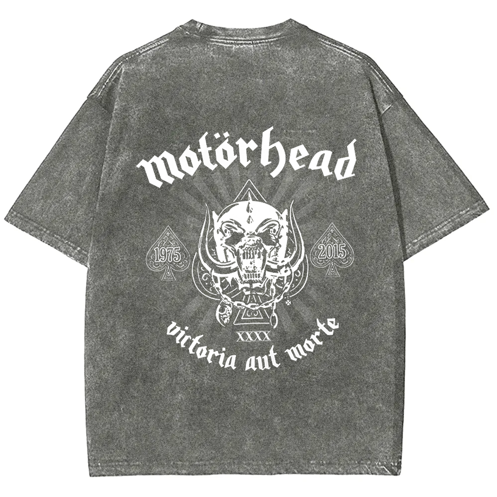 Unisex Vintage  Motörhead  Cotton Motorhead Heavy Metal Band t-Shirt