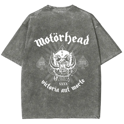 Unisex Vintage  Motörhead  Cotton Motorhead Heavy Metal Band t-Shirt