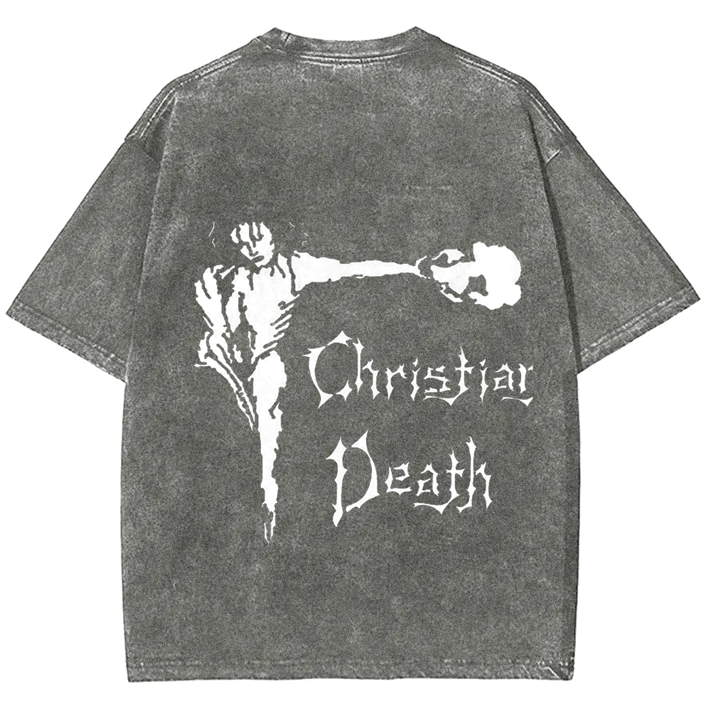 Unisex Vintage Christian Death Rock Band t-Shirt