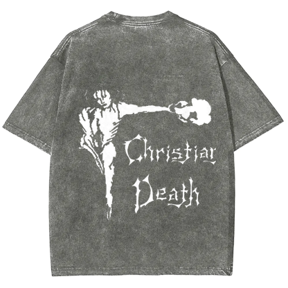 Unisex Vintage Christian Death Rock Band t-Shirt