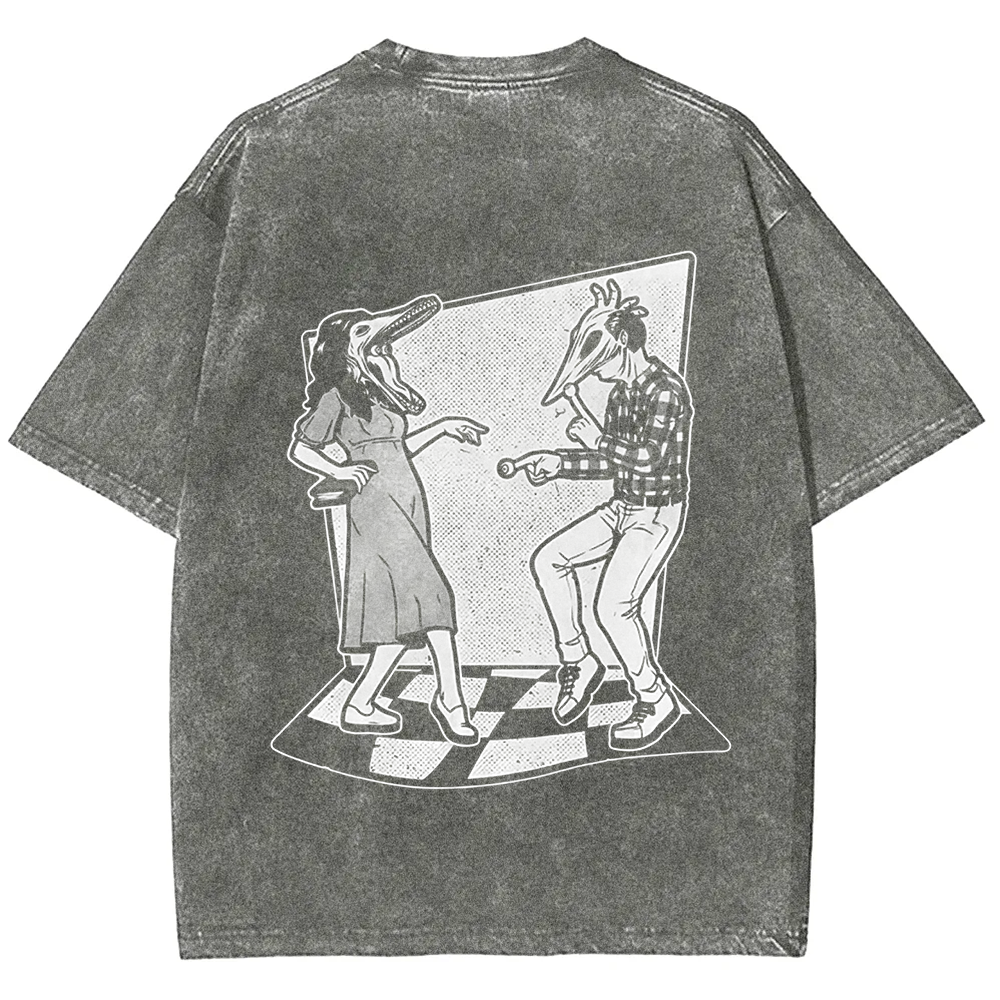 Unisex Vintage Ghost Couple Dance Beetlejuice  t-Shirt