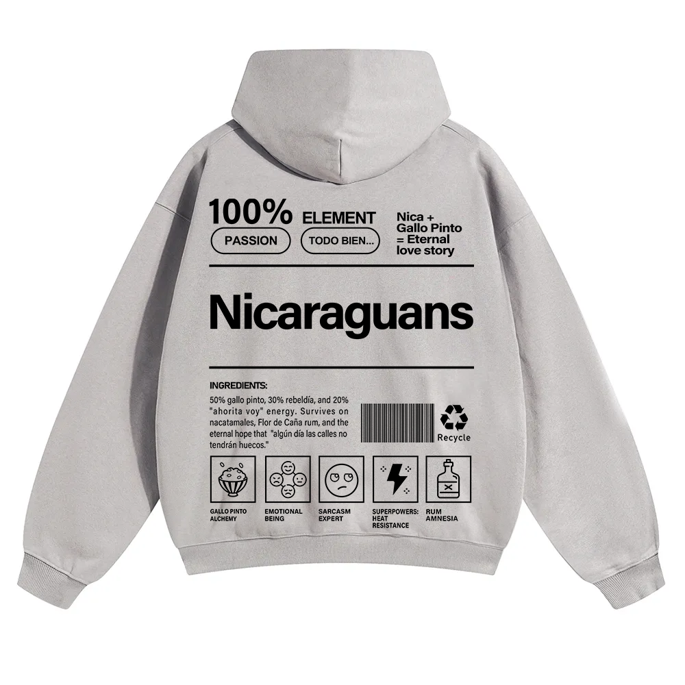 Nicaraguans Unisex Fit Color Hoodie wearishow