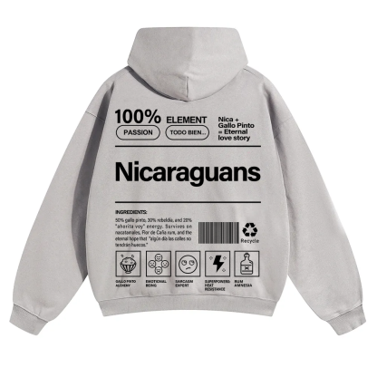 Nicaraguans Unisex Fit Color Hoodie wearishow