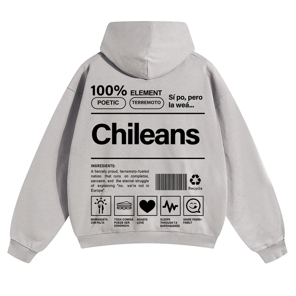 Chileans Unisex Fit Color Hoodie wearishow