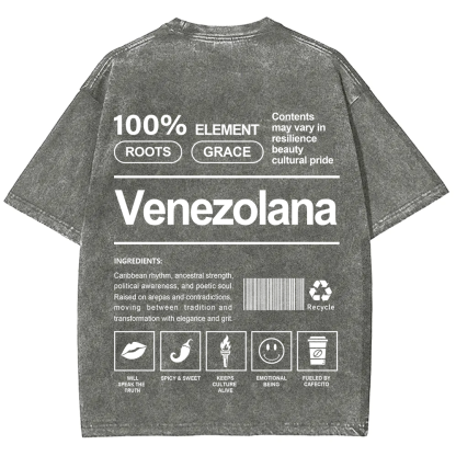 Venezolana Unisex Fit  Washed T-Shirt