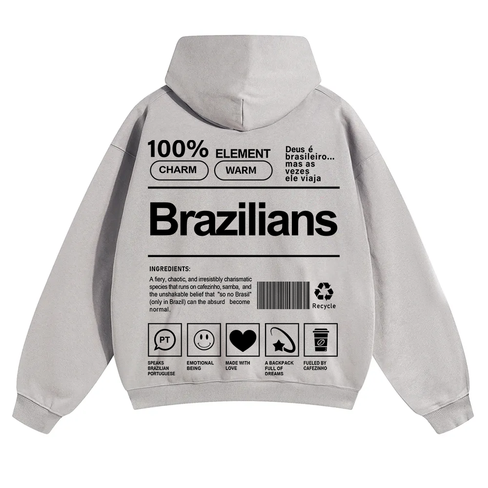 Brazilians Unisex Fit Color Hoodie wearishow