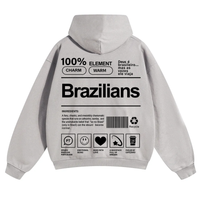 Brazilians Unisex Fit Color Hoodie wearishow