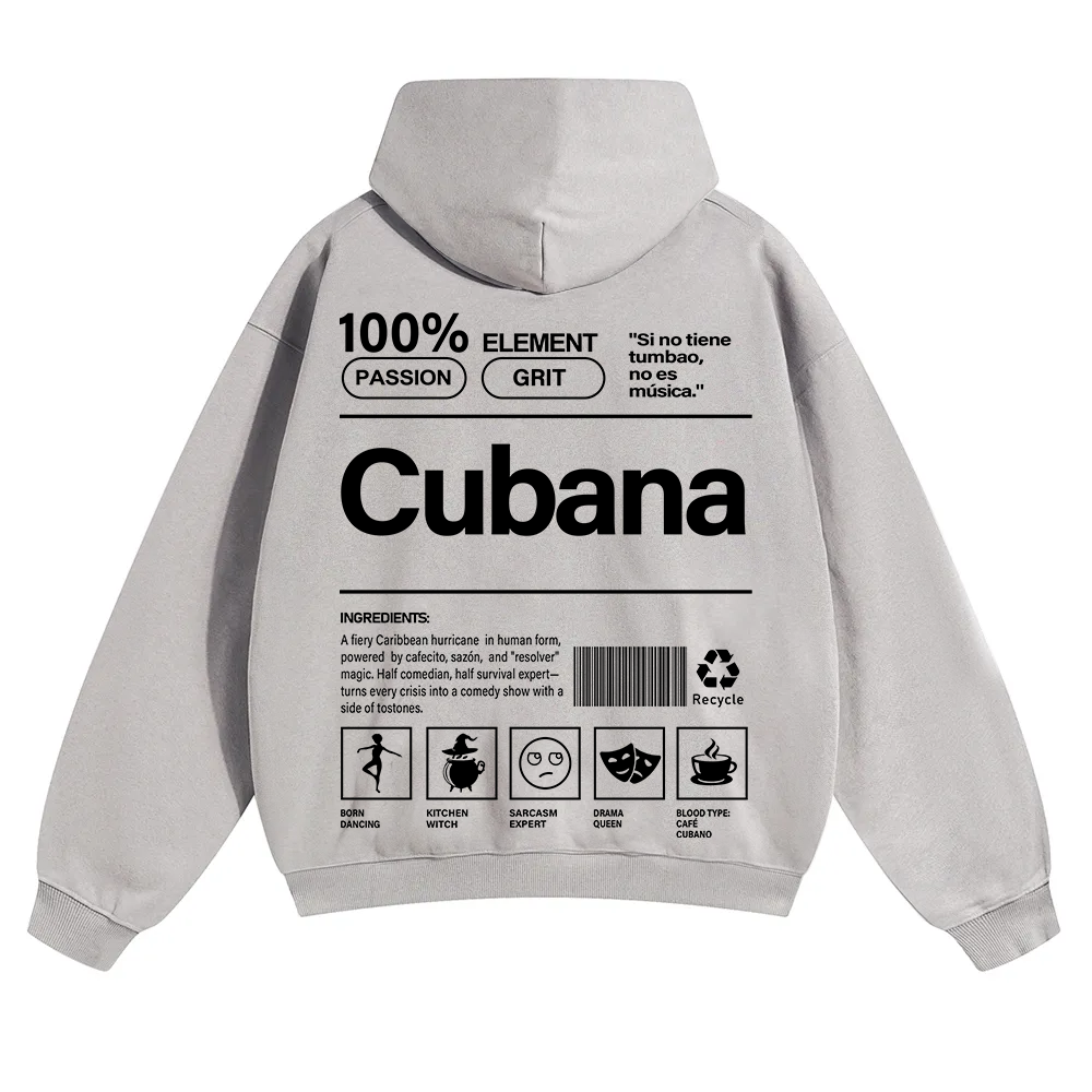 Cubana Unisex Fit Color Hoodie wearishow