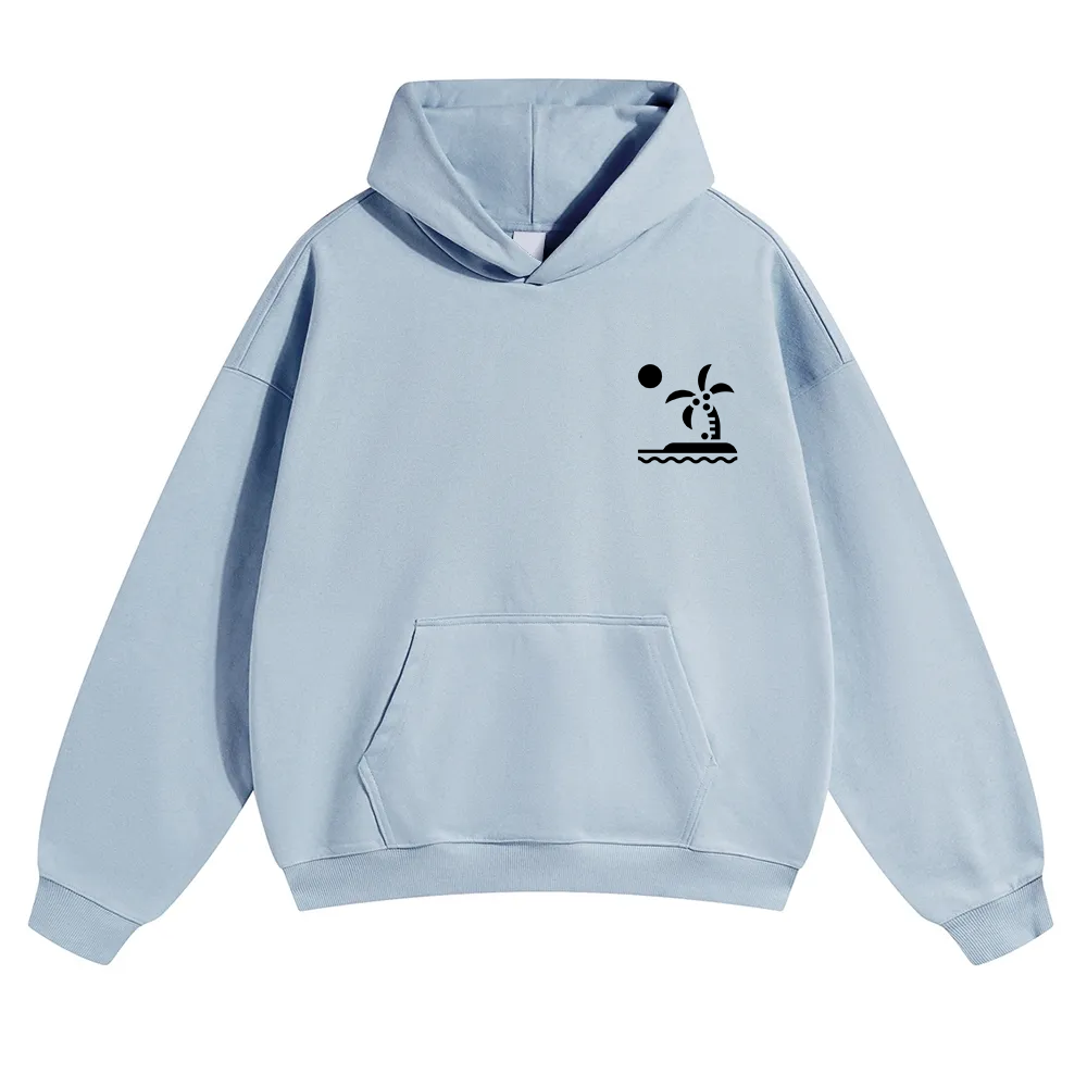 Caribbean Unisex Fit Color Hoodie wearishow