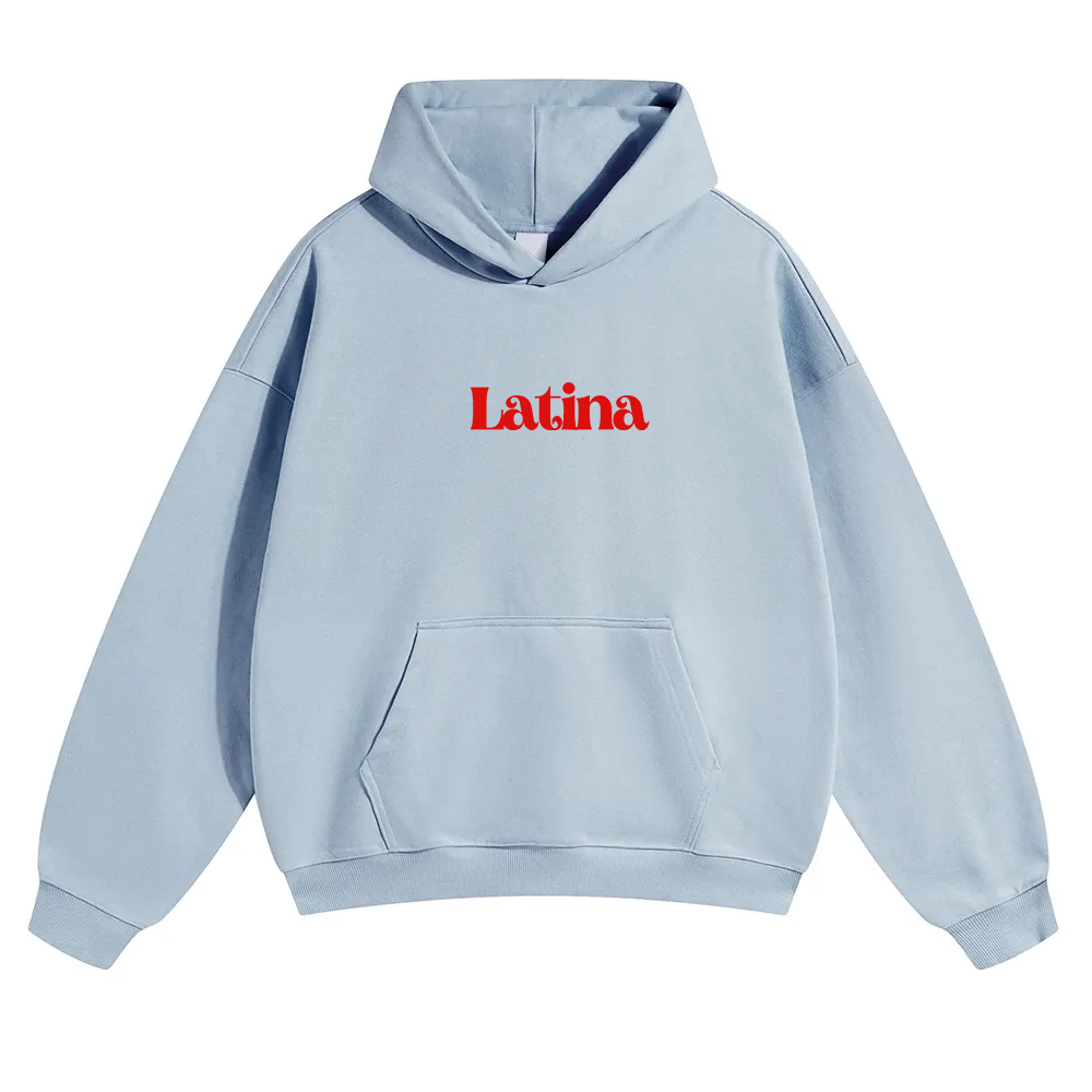Latina Unisex Fit Color Hoodie wearishow