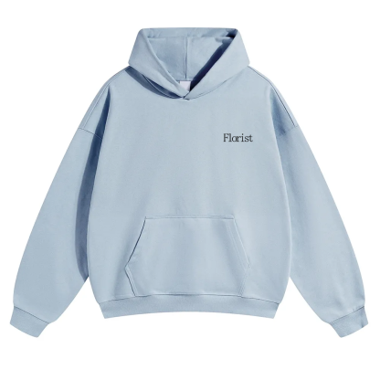 Florist Unisex Solid Color Hoodie wearishow