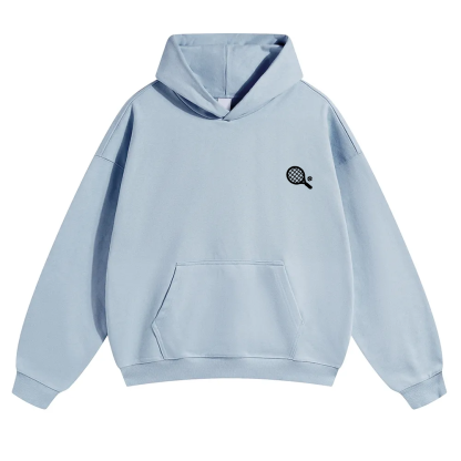 Padel Player Unisex Solid Color Hoodie wearishow
