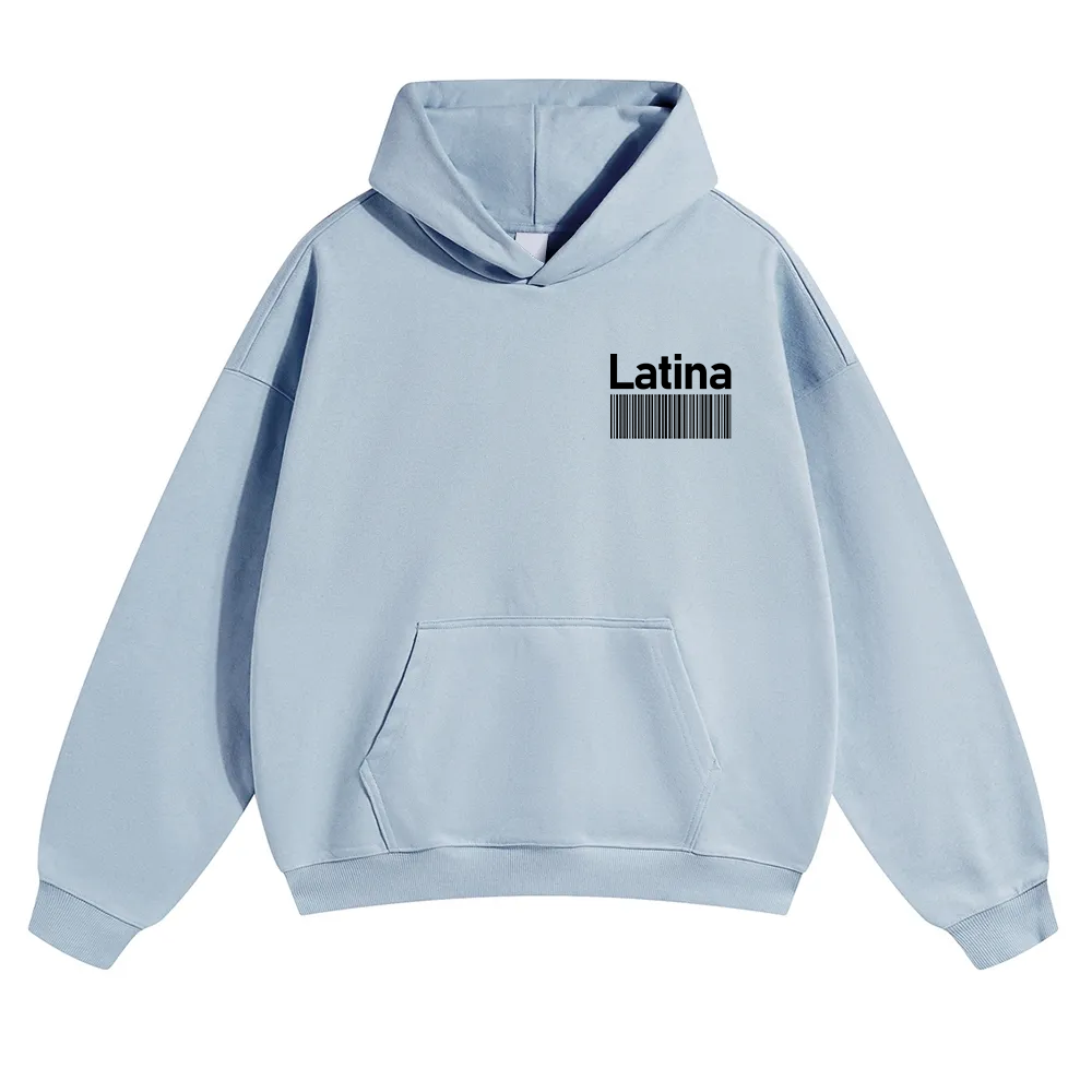 Latina Addcustom Unisex Fit Color Hoodie wearishow
