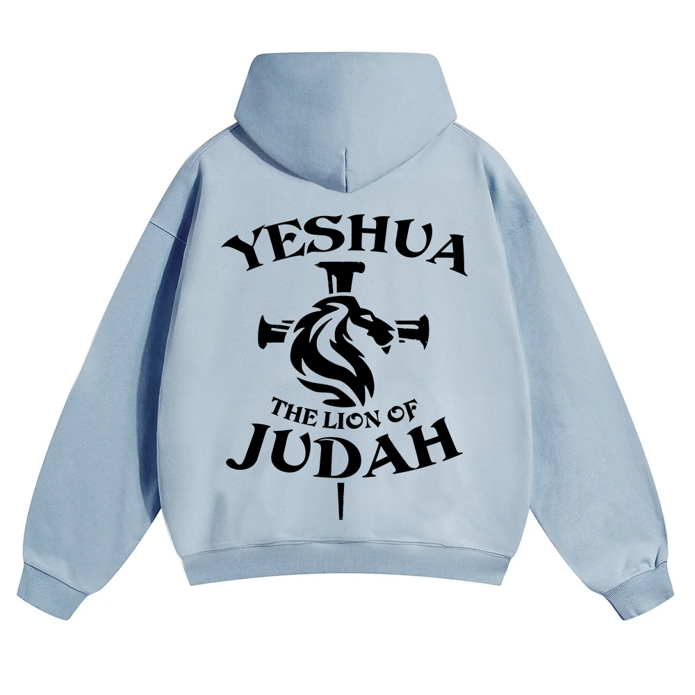Yeshua Unisex Solid Color Hoodie wearishow