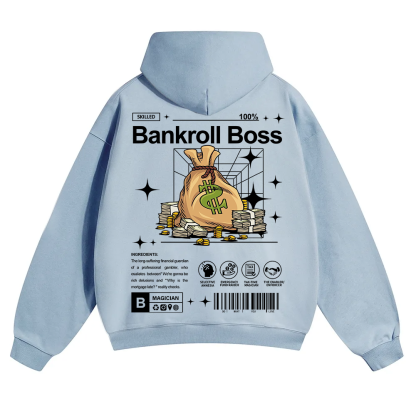 Bankroll Boss Unisex Solid Color Hoodie wearishow