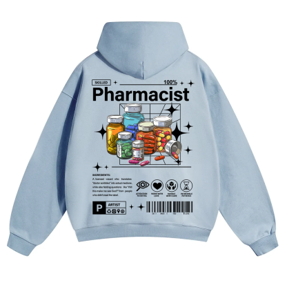 Pharmacist Unisex Solid Color Hoodie wearishow