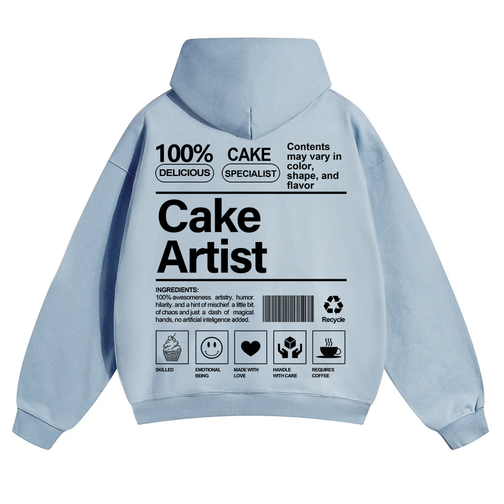Cake Artist  Unisex Solid Color Hoodie wearishow