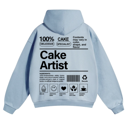 Cake Artist  Unisex Solid Color Hoodie wearishow