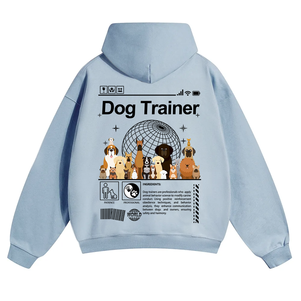 Dog Trainer Unisex Solid Color Hoodie wearishow